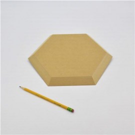 Hexagon 9.5 inch Pottery Form by GR Pottery Forms Hexagon 9.5 inch Pottery Form by GR Pottery Forms